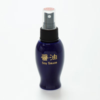 有田焼醤油スプレーボトル商品写真 ロゴ(ルリ)